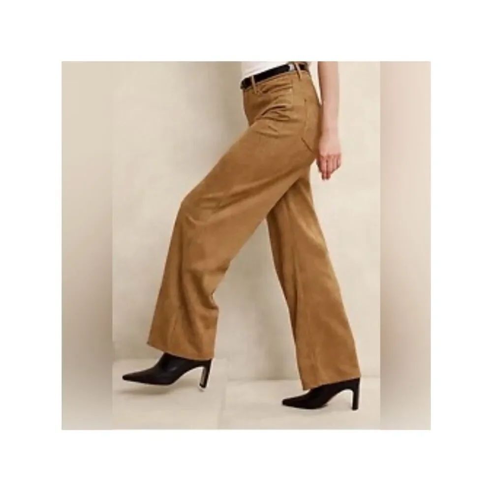 Banana Republic Ultra High Rise Vegan Suede Pants Sz. 30 Petite